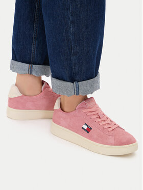Tommy Jeans Tommy Jeans Сникърси Logo Suede Archive EN02985 Розов