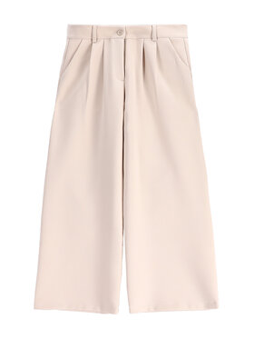 Coccodrillo Coccodrillo Текстилни панталони WC5119101EJG Бежов Wide Leg