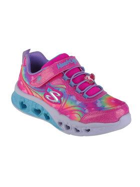 Skechers Skechers Sneakersy Skechers Flutter Heart Lights-Groovy Swirl Różowy