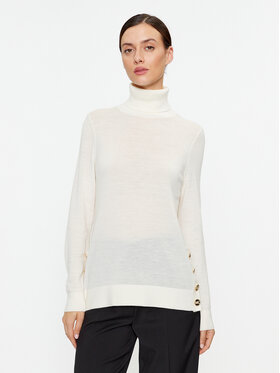 MICHAEL Michael Kors MICHAEL Michael Kors Krekls ar augstu apkakli MF360NV4VR Balts Regular Fit