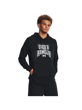 Under Armour Under Armour Μπλούζα Rival Terry Graphic HD Μαύρο Basic Fit