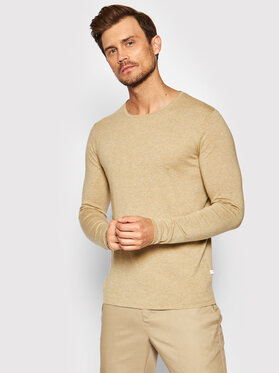 Selected Homme Selected Homme Sweter Rome 16079774 Beżowy Regular Fit