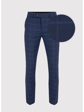 Pako Lorente Pako Lorente Spodnie garniturowe P24SF-6G-014 Granatowy Slim Fit