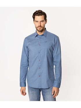Lee Cooper Lee Cooper Koszula REY ML48 Niebieski Regular Fit