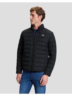 Lee Lee Kurtka puchowa STAND COLLAR PUFFER Czarny Regular Fit