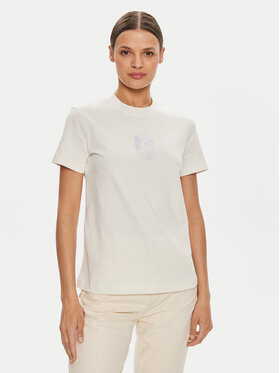 Calvin Klein Jeans Calvin Klein Jeans Póló Diffused J20J223908 Bézs Regular Fit