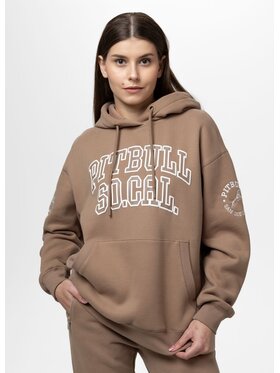 PITBULL PITBULL Bluza FIORA Brązowy Regular Fit
