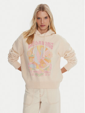 Billabong Billabong Džemperis ar kapuci EBJSF00186 Dzeltens Regular Fit