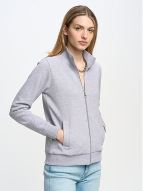 BIG STAR BIG STAR Bluza CHITA_901_170 Szary Basic Fit