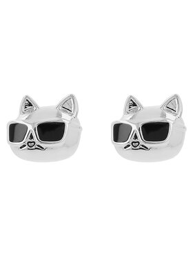 KARL LAGERFELD KARL LAGERFELD Naušnice 235W3925 Srebrna