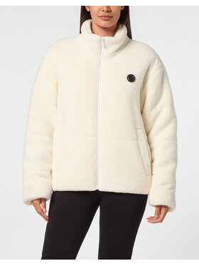Plein Sport Plein Sport Vatovaná bunda 10177 Bílá Regular Fit