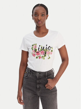 Liu Jo Liu Jo T-Shirt WA6493 JS923 Biały Regular Fit