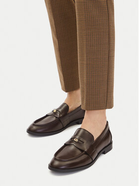 GINO ROSSI Gino Rossi Loafersy C-MANU-25552PE Brązowy