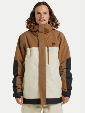 DC Shoes DC Shoes Geacă de schi Defiant ADYTJ03089 Maro Regular Fit