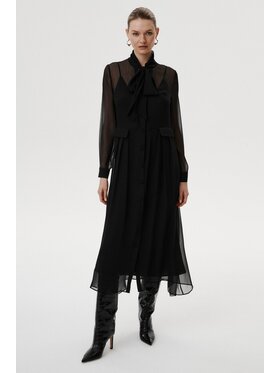 MARI PRETI MARI PRETI Abito da cocktail Nerissima Nero Regular Fit