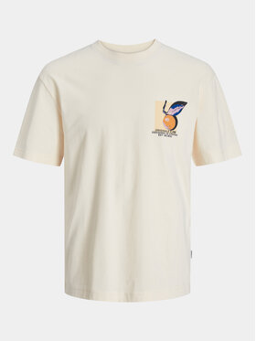 Jack&Jones Junior Jack&Jones Junior T-Shirt Tampa 12254032 Béžová Loose Fit