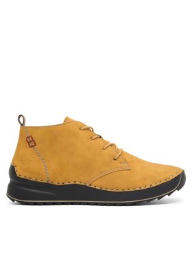 Rieker Rieker Botki 51510-68 Żółty