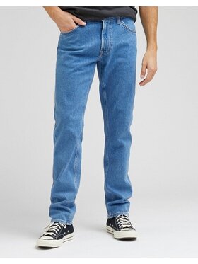 Lee Lee Jeansy DAREN ZIP FLY Niebieski Straight Fit