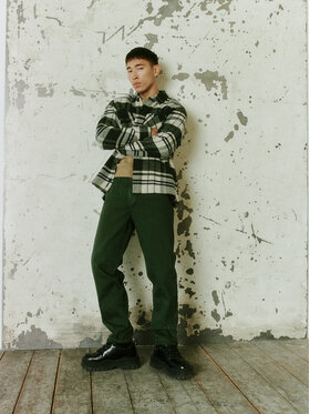 Blend Blend Blugi 20715720 Verde Regular Fit