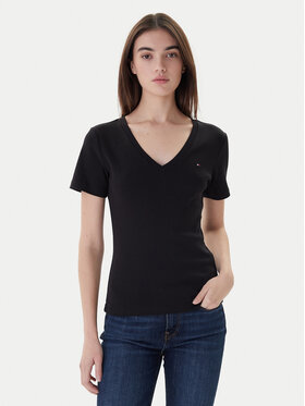 Tommy Hilfiger Tommy Hilfiger Póló New Cody WW0WW40584 Fekete Slim Fit
