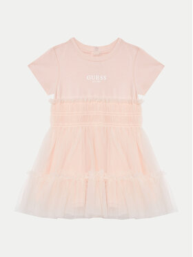 Guess Guess Vestito da giorno A5RK19 K6YW0 Rosa Regular Fit