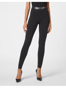 PHILIPP PLEIN PHILIPP PLEIN Legginsy 111 Czarny Skin Tight Fit