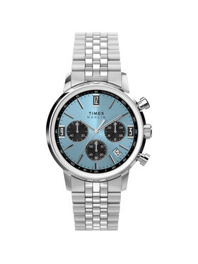 Timex Timex Zegarek TW2Y66500 Srebrny