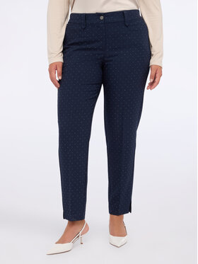 Fiorella Rubino Fiorella Rubino Pantaloni di tessuto P092T005055N034 Blu Slim Fit