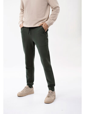 Volcano Volcano Spodnie dresowe N-BASO Zielony Regular Fit