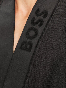 Boss Ogrtač Waffle Kimono 50469787 Crna