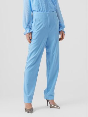 Vero Moda Vero Moda Kalhoty z materiálu Kiraloa 10283062 Modrá Tapered Fit