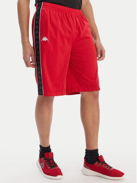 Kappa Kappa Pantaloncini sportivi Banda Treadwellz 304KQ20 Rosso Regular Fit