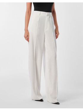 PHILIPP PLEIN PHILIPP PLEIN Bavlnené nohavice 24849 Biela Flare Fit