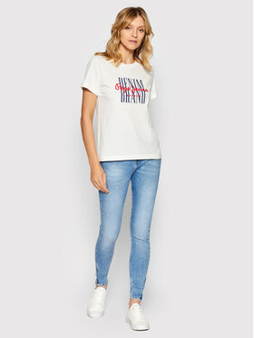 Pepe Jeans T-shirt Camille PL505147 Bijela Regular Fit