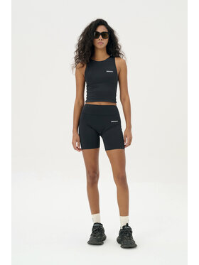 Misaga Misaga Top RAVEN TANK TOP Czarny Slim Fit