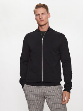 Lindbergh Lindbergh Pullover 30-800143 Schwarz Slim Fit