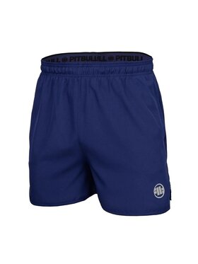 PITBULL PITBULL Szorty sportowe Spodenki Sportowe Performance Pro plus Small Logo II S Granatowy Regular Fit