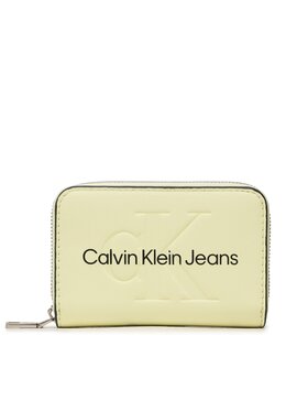 Calvin Klein Jeans Calvin Klein Jeans Portofel Mic de Damă Sculpted Med Zip Around Mono K60K607229 Verde