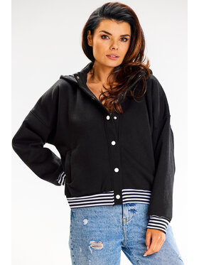 Awama Awama Mikina A611 Čierna Basic Fit