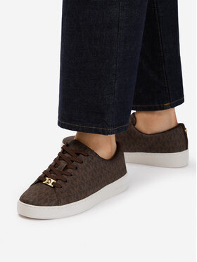 MICHAEL Michael Kors MICHAEL Michael Kors Сникърси Keaton Lace Up 43R4KTFS1B Кафяв