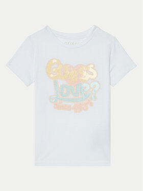 Guess Guess T-Shirt K5RI06 K6YW4 Λευκό Regular Fit