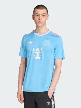 adidas adidas Koszulka techniczna Inter Miami CF 25/26 Third Messi Jersey Błękitny Slim Fit