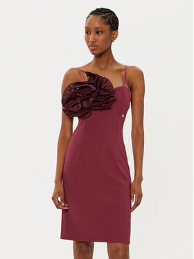 Rinascimento Rinascimento Coctailkleid CFC0121697003 Dunkelrot Regular Fit
