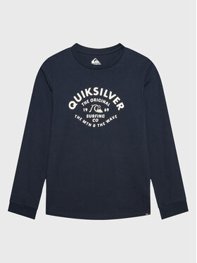 Quiksilver Quiksilver Blúzka Script Talk EQBZT04514 Tmavomodrá Regular Fit