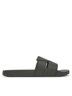 Calvin Klein Calvin Klein Nazouváky Pool Slide Double T HM0HM01752 Khaki
