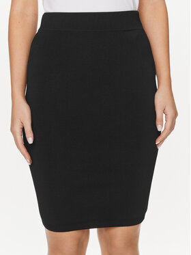 Guess Guess Puzdrová sukňa Everly W4RD0E Z37K0 Čierna Slim Fit