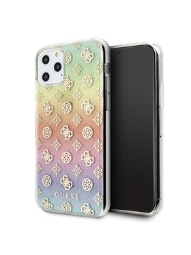Guess Guess Etui na telefon Peony Przezroczysty