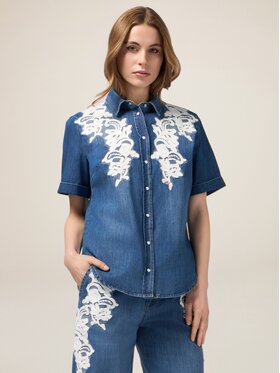 Oltre Oltre Camicia 5633R002880N024 Blu Regular Fit
