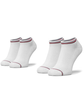 Tommy Hilfiger Tommy Hilfiger Комплект 2 чифта къси чорапи мъжки 100001093 Бял
