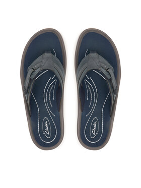 Clarks Clarks Čības uz pirksta Wesley Sun 26181916 Tumši zils